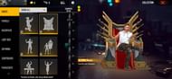 The FFWC Throne emote (Image via Free Fire)